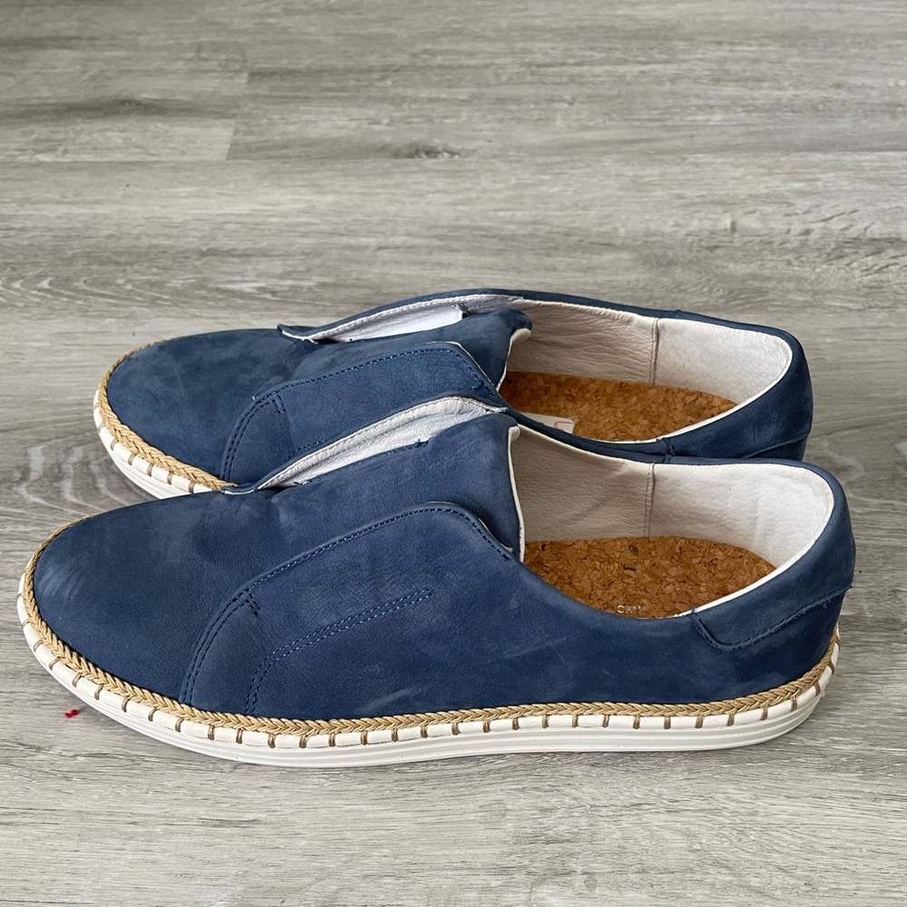 J/Slides NYC suede Denim Nubuck Karla